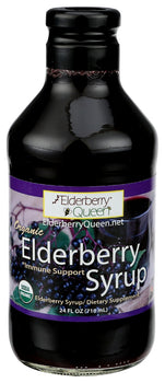 ELDERBERRY QUEEN: Elderberry Syrup, 24 fo