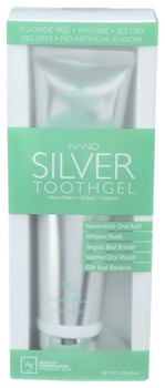 ELEMENTA SILVER: Nano Silver Tooth Gel Wintermint, 4 oz