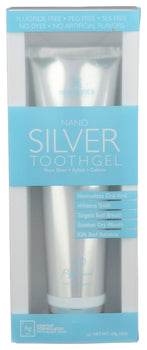 ELEMENTA SILVER: Nano Silver Tooth Gel Peppermint, 4 oz