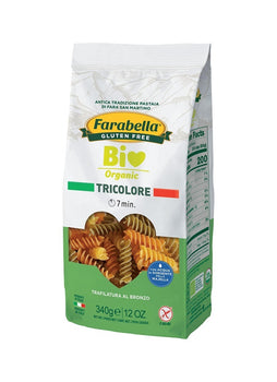 FARABELLA: Pasta Tri Colore Fusilli Bio, 12 oz