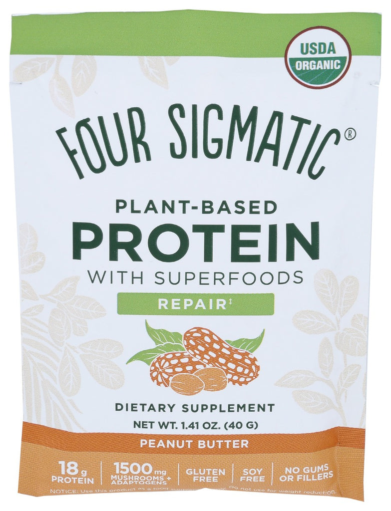 FOUR SIGMATIC: Peanut Butter Protein Powder, 1.41 oz