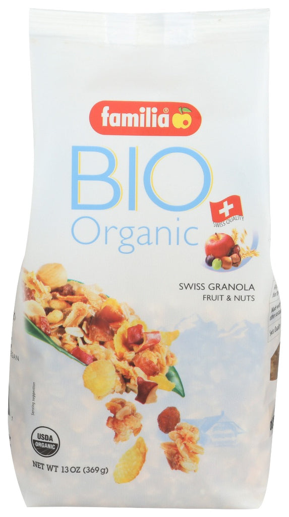 FAMILIA: Bio Organic Swiss Granola Fruit And Nuts, 13 oz