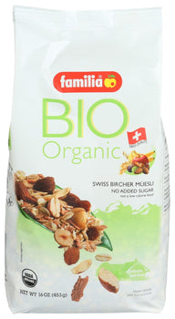 FAMILIA: Bio Organic Swiss Bircher Muesli, 16 oz