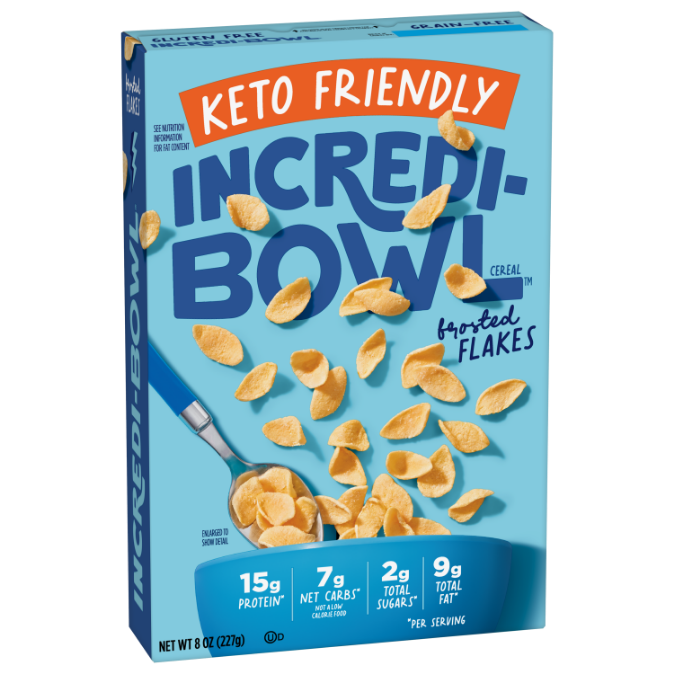 INCREDI-BOWL: Frosted Flakes Cereal, 8 oz