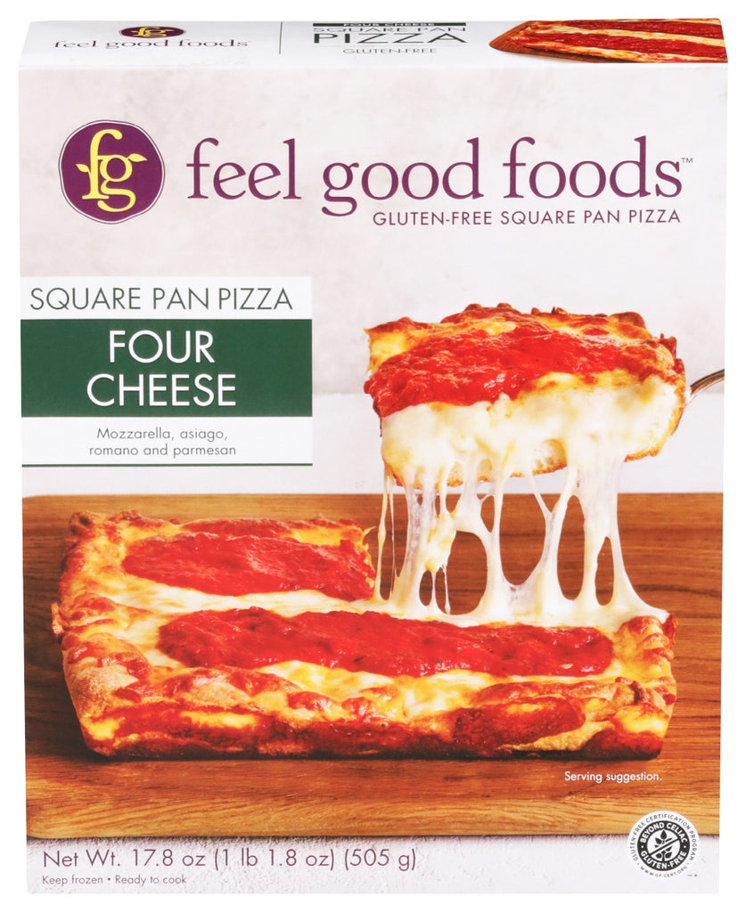 FEEL GOOD FOODS: Four Cheese Pizza, 17.8 oz