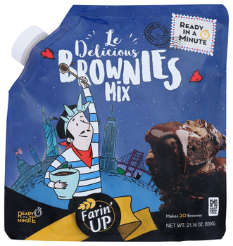 FARINUP: Le Delicious Browinie Mix, 21.16 oz