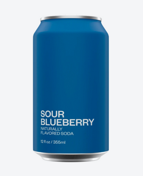 UNITED SODAS OF AMERICA: Sour Blueberry Soda, 12 fo