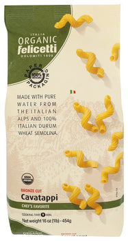 FELICETTI ORGANIC: Organic Cavatappi Pasta, 16 oz