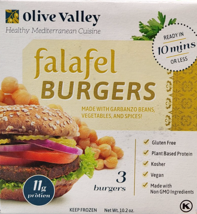 OLIVE VALLEY: Falafel Burger, 10.2 oz