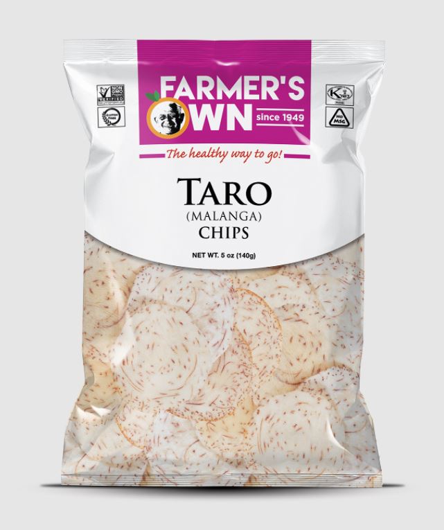 FARMERS OWN: Taro Chips, 5 oz