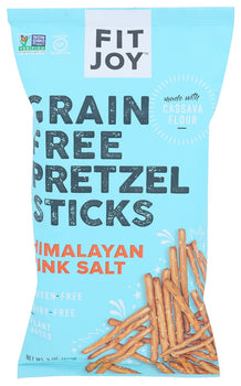 FITJOY: Himalayan Pink Salt Grain Free Pretzel Sticks, 5 oz