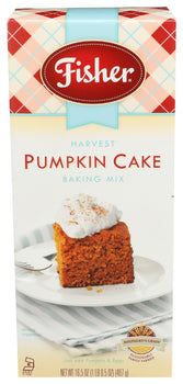 FISHER: Harvest Pumpkin Cake Mix, 16.5 oz