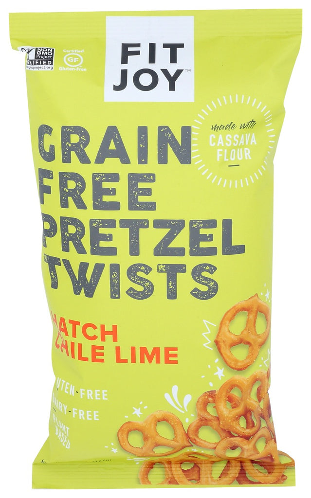 FITJOY: Hatch Chile Lime Pretzels, 4.5 oz