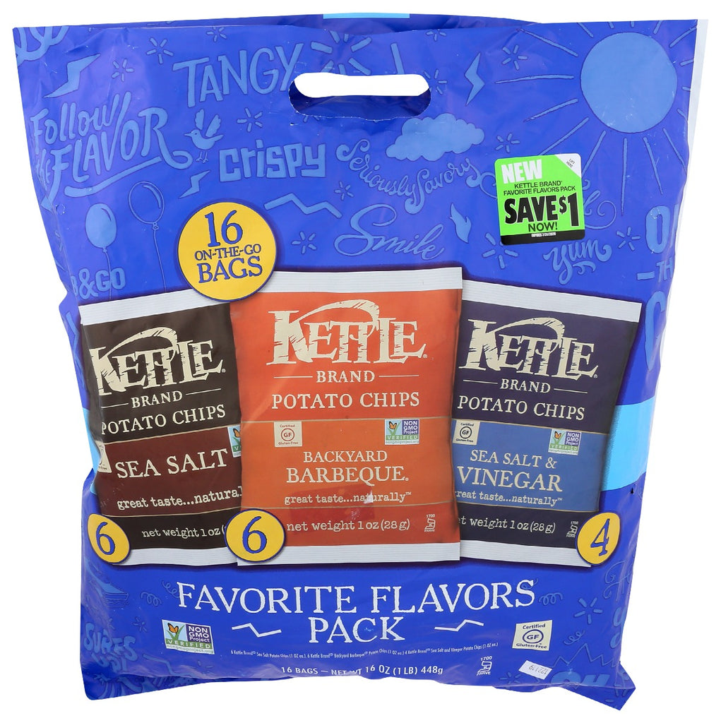 KETTLE FOODS: Favorite Flavors Pack, 16 oz