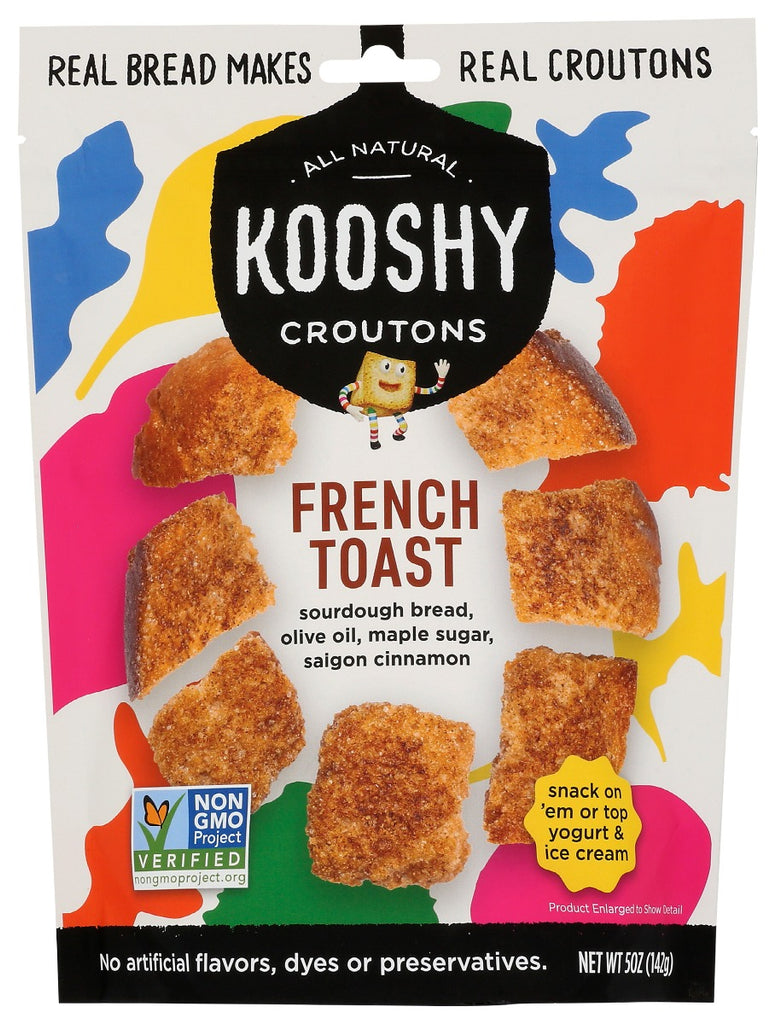 KOOSHY: French Toast Croutons, 5 oz