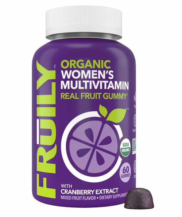 FRUILY: Organic Womens Multivitamin Gummy, 60 ea