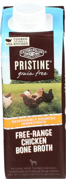 CASTOR & POLLUX: Pristine Grain Free Free Range Chicken Bone Broth, 250 ml