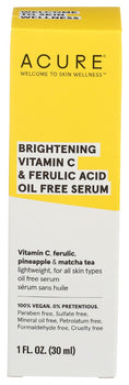 ACURE: Brightening Vitamin C and Ferulic Acid Serum, 1 fo