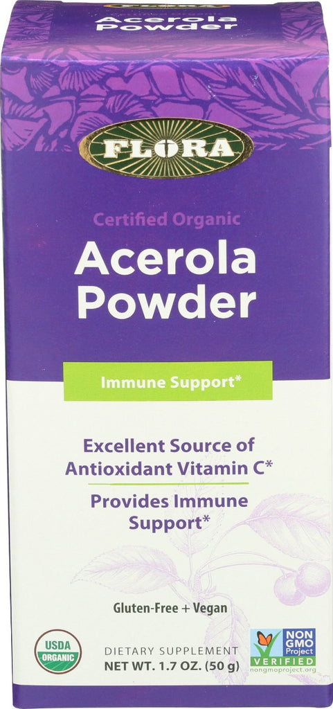 FLORA HEALTH: Acerola Powder, 1.7 oz