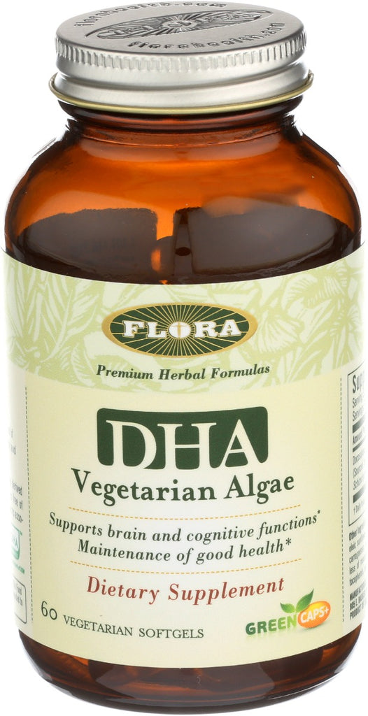 FLORA HEALTH: DHA Vegetarian Algae, 60 cp