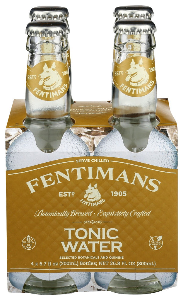 FENTIMANS: Mixer Tonic Water 4Pk, 26.8 fo