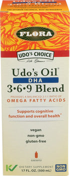 FLORA HEALTH: Udos Oil Dha Blend, 17 oz