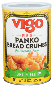 VIGO: Plain Panko Bread Crumbs, 8 oz