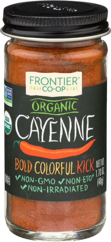 FRONTIER HERB: Cayenne Chili Pepper Ground Organic, 1.7 oz