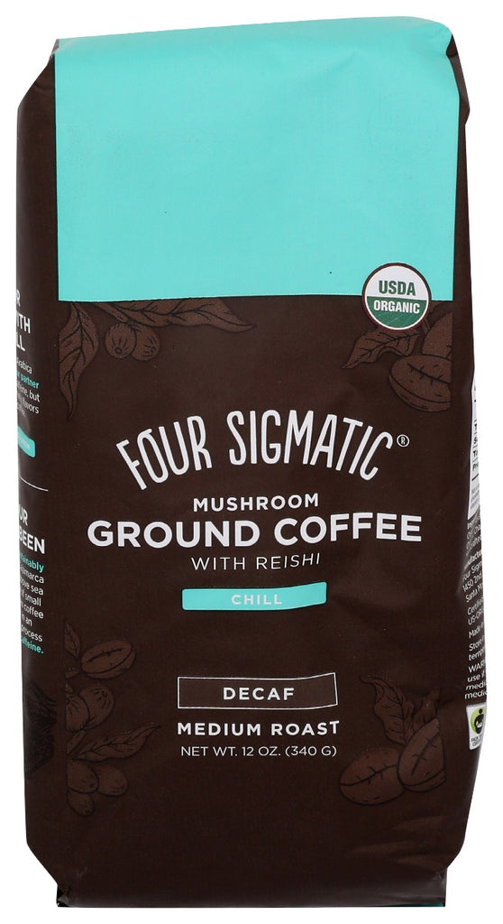 FOUR SIGMATIC: Chill Ground Coffee Decaf, 12 oz