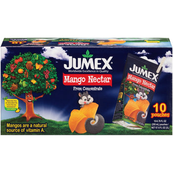 JUMEX: Juice Tetra Pouch Mango, 10 Packs, 67.6 oz