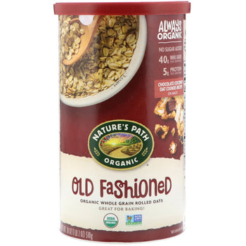 NATURES PATH: Organic Oven Toasted Oats Old Fashioned, 18 oz