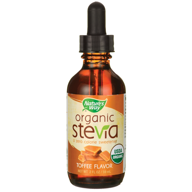 NATURES WAY: Stevia Toffee Org, 2 oz