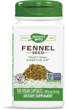 NATURES WAY: Fennel Seed 480 mg, 100 vc