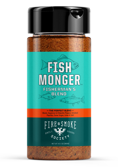 FIRE AND SMOKE: Seasoning Fish Monger, 16 oz