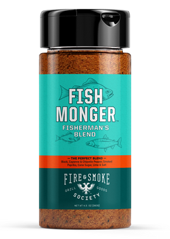 FIRE AND SMOKE: Seasoning Fish Monger, 16 oz