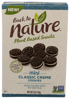 BACK TO NATURE: Cookie Mini Classic Creme, 6 oz