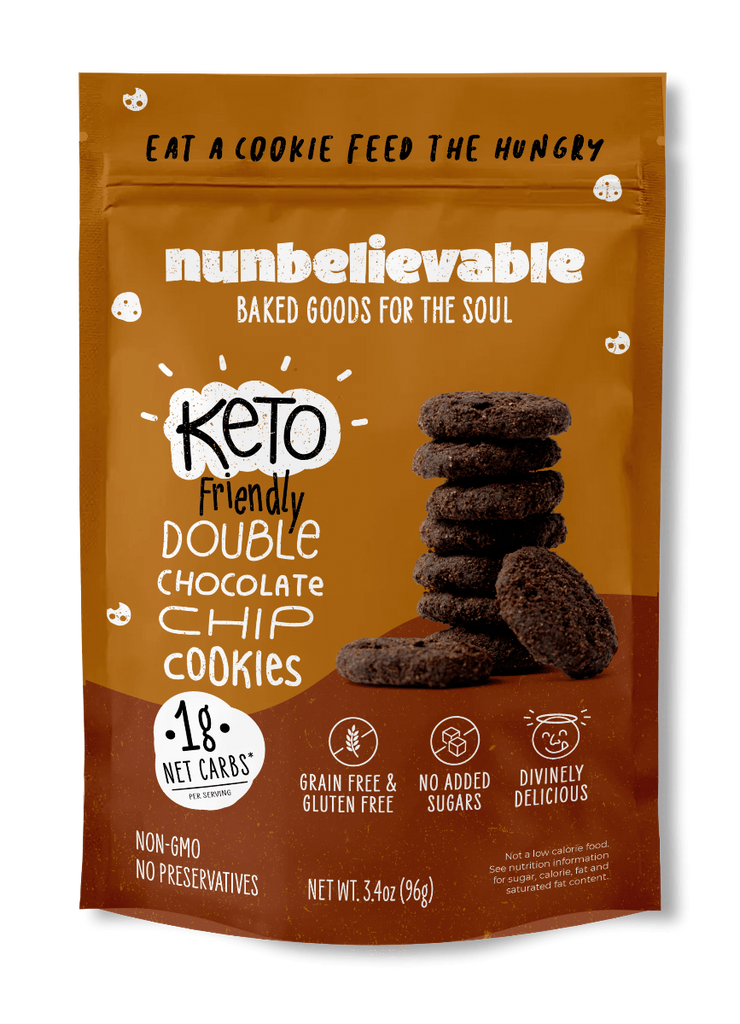 NUNBELIEVABLE: Cookies Choc Chp Dbl Keto, 3.4 oz