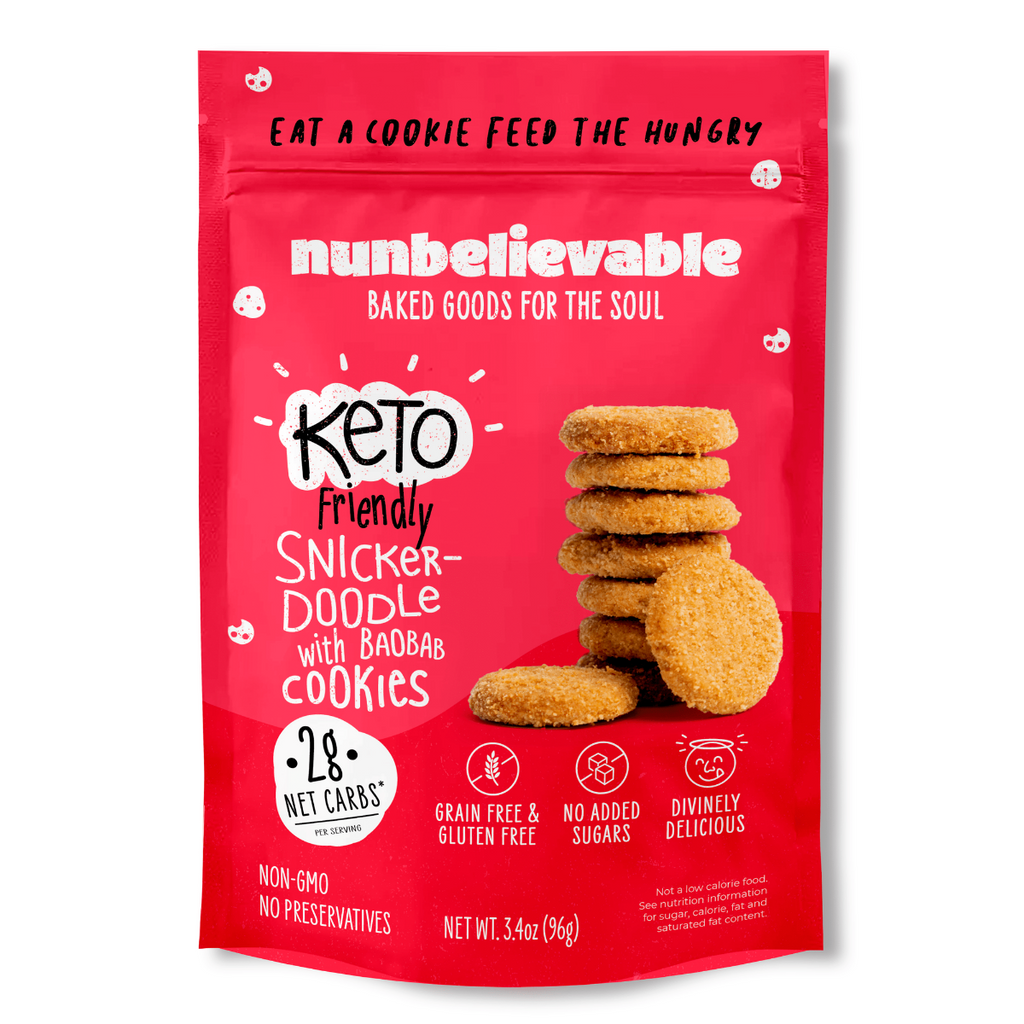 NUNBELIEVABLE: Cookies Snickrdoodle Keto, 3.4 oz