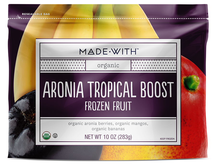 MADE WITH: Aronia Tropical Boost fruits, 10 oz