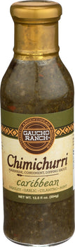 GAUCHO RANCH: Chimichurri Caribbean Sauce, 12.5 oz