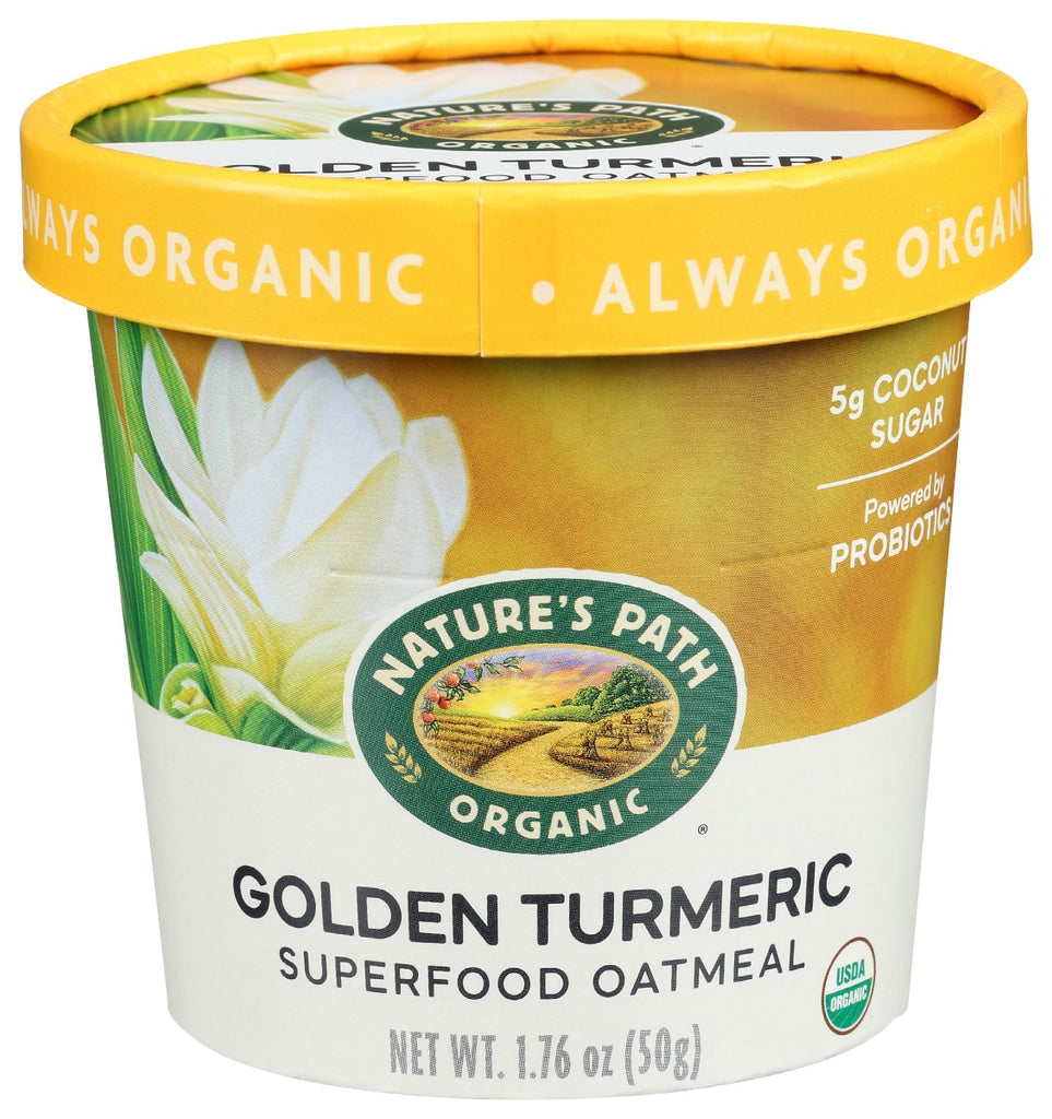 NATURES PATH: Golden Turmeric Superfood Oatmeal, 1.76 oz