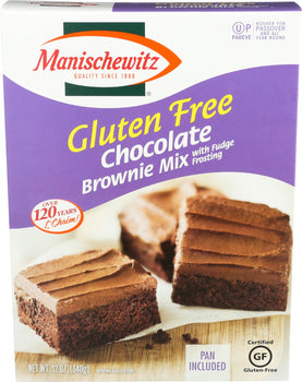 MANISCHEWITZ: Gluten Free Chocolate Brownie Mix, 12 oz