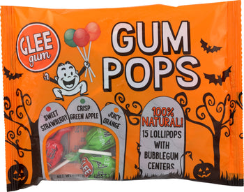 GLEE GUM: Halloween Glee Gum Pops, 15 pc