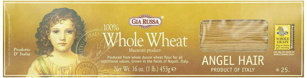 GIA RUSSA: Whole Wheat Angel Hair, 16 oz