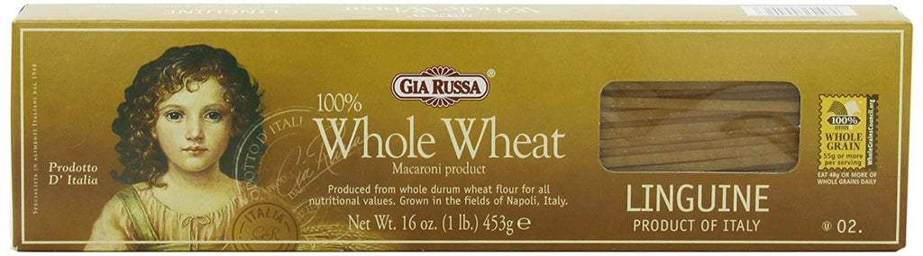 GIA RUSSA: Whole Wheat Linguine Pasta, 16 oz