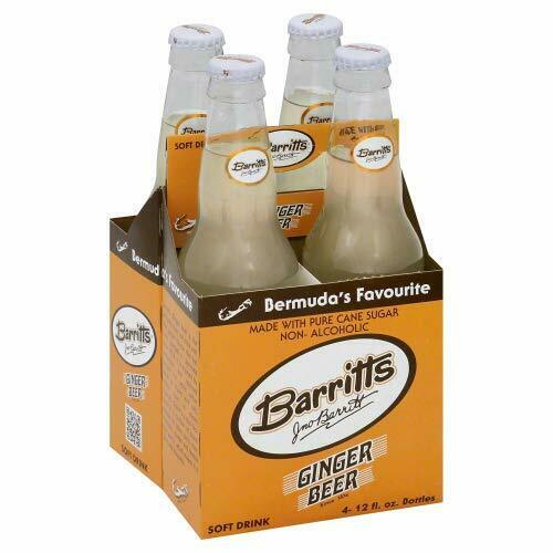 BARRITTS: Original Ginger Beer Soda 4pack, 48 fo