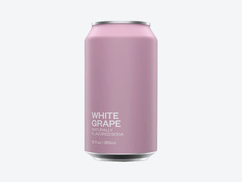 UNITED SODAS OF AMERICA: White Grape Soda, 12 fo