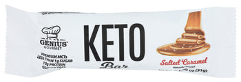 GENIUS GOURMET: Salted Caramel Keto Bar, 1.09 oz