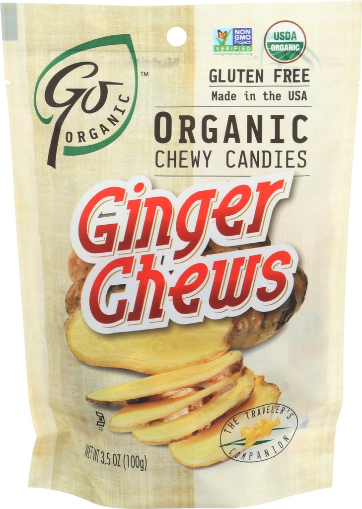 GO ORGANIC: Ginger Chews, 3.5 oz