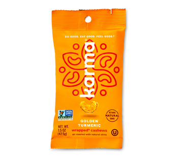 KARMA: Golden Turmeric Wrapped Cashews, 1.5 oz